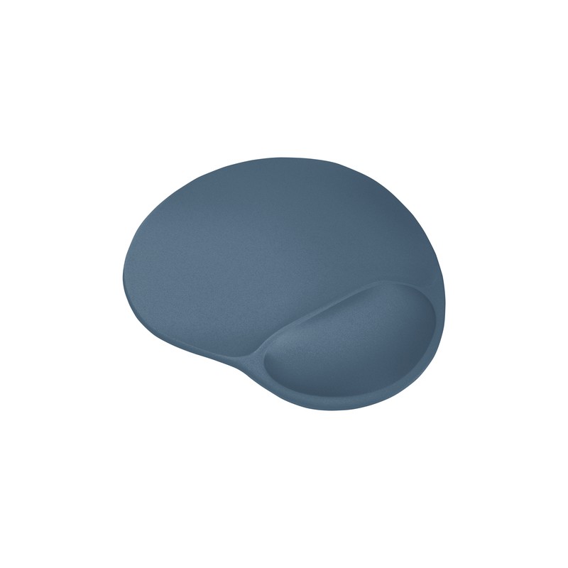 ALFOMBRILLA TRUST BIGFOOT AZUL METALICO CON REPOSA MUÑECAS