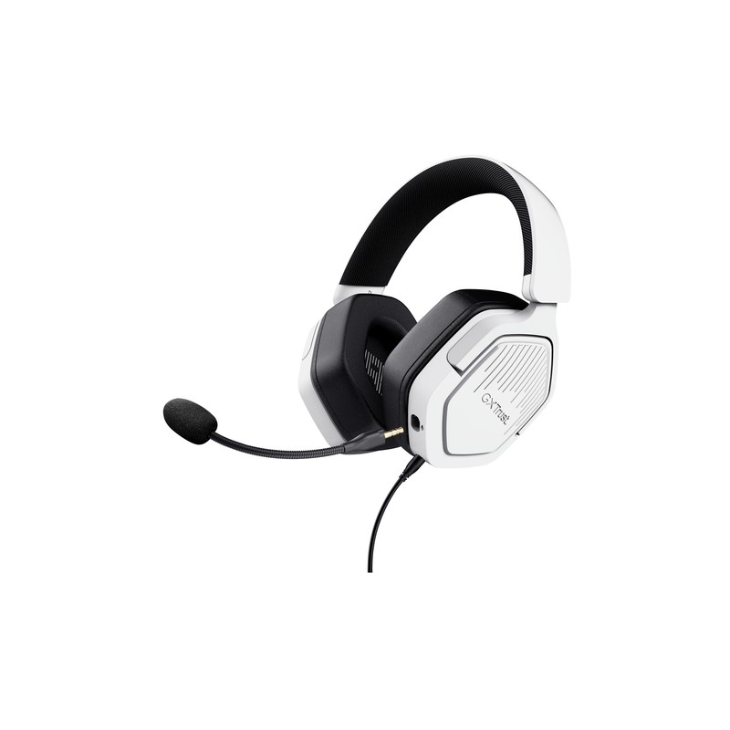HEADSET TRUST GXT 492 CARUS BLANCO CABLE 120cm JACK 3.5mm