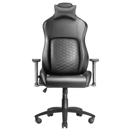 SILLA ERGOFIT MARS GAMING MGC-ULTRA COLOR NEGRO SOPORTE LUMBAR ADAPTATIVO PIEL SINTETICA PREMIUM