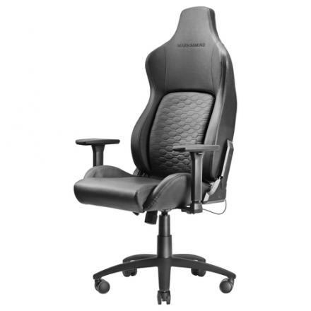 SILLA ERGOFIT MARS GAMING MGC-ULTRA COLOR NEGRO SOPORTE LUMBAR ADAPTATIVO PIEL SINTETICA PREMIUM