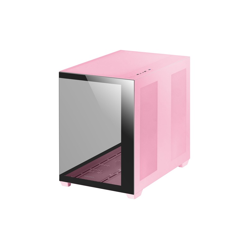 CAJA E-ATX TORRE GAMING MARS GAMING MCV4 PINK XXL PREMIUM CUSTOM DOBLE VENTANA DE CRISTAL TEMPLADO C