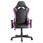 SILLA GAMER MARS GAMING MGCPROBP NEGRA CON DETALLE VIOLETAS BRAZOS REGULABLES EN ALTURA RECLINABLE 1