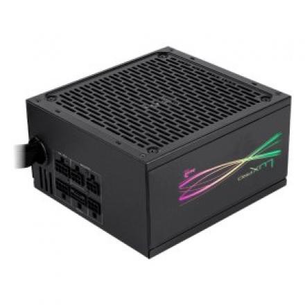 FUENTE DE ALIMENTACION MODULAR AEROCOOL 1000W LUX PRO CERTIFICADO 80+ GOLD APFC VENT.14CM RGB