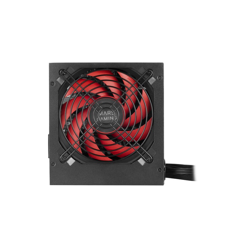 FUENTE DE ALIMENTACION MARS GAMING MPIII550P EFIC. 85% AI-RPM APFC DIGITAL FBD 120mm NEGRO