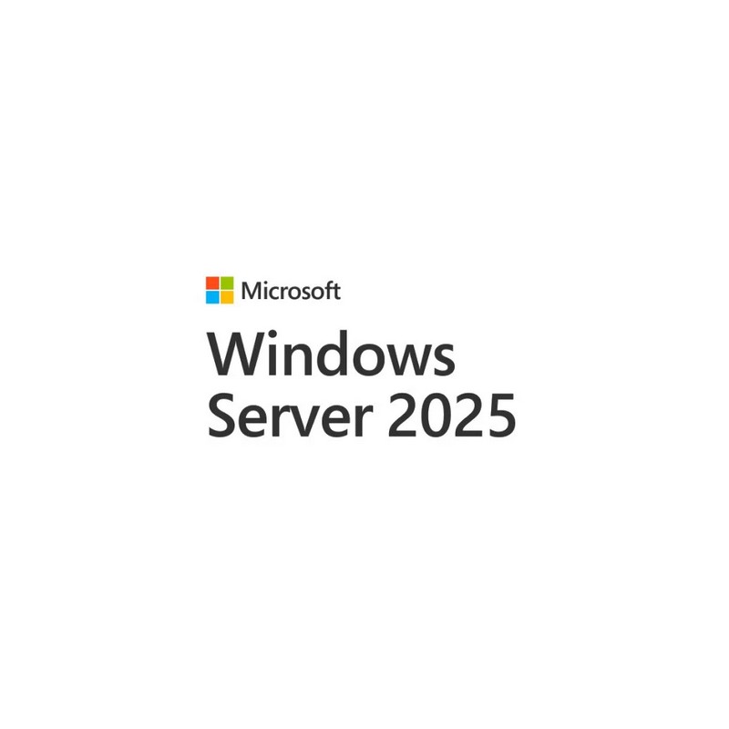 MICROSOFT WINDOWS SERVER 2025 STANDARD 64 BITS 16 CORES OEM DVD