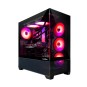 CAJA ATX GAMING GA250 COOLBOX COO-CHA-GA250-0 CRISTAL 4XVENT.ARGB GRAFICA 400MM