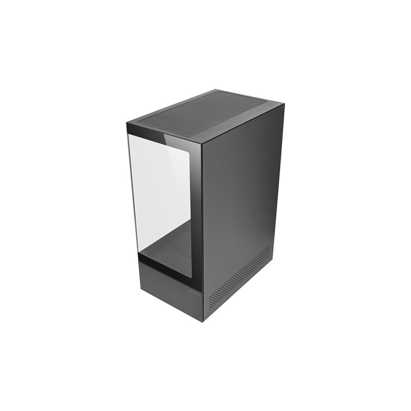 CAJA ATX SEMITORRE GAMING MARS GAMING MCXO DOBLE CRISTAL TEMPLADO ARGB GPU 328mm 1x3.5 3x2.5 NEGRO