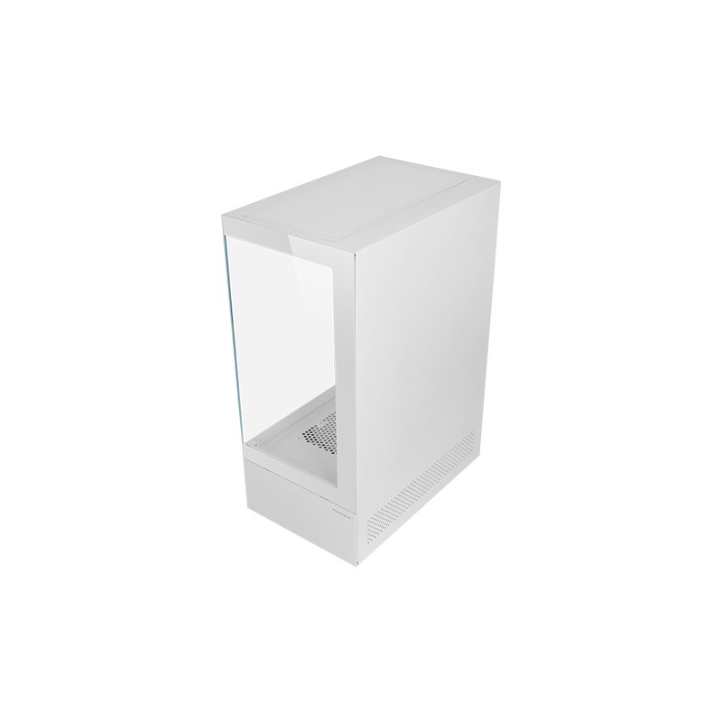 CAJA ATX SEMITORRE GAMING MARS GAMING MCXO DOBLE CRISTAL TEMPLADO ARGB GPU 328mm 1x3.5 3x2.5 BLANCO