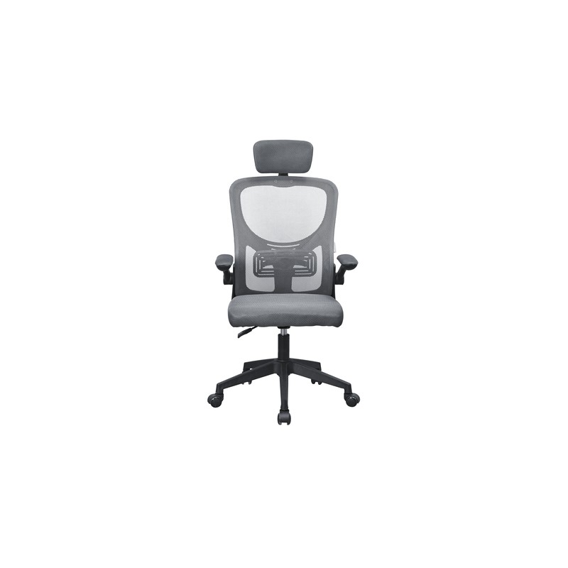 SILLA ERGONOMICA MARS GAMING MGCERGOPLUS GRIS MALLA TRANSPIRABLE REPOSACABEZAS Y REPOSABRAZOS