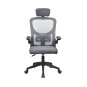 SILLA ERGONOMICA MARS GAMING MGCERGOPLUS GRIS MALLA TRANSPIRABLE REPOSACABEZAS Y REPOSABRAZOS