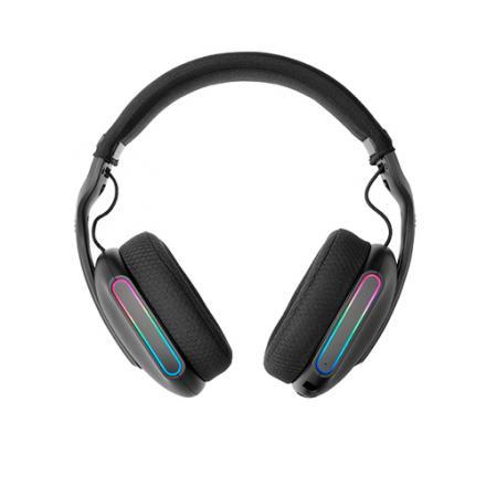 HEADSET BLUETOOTH MARS GAMING MHWPRO 7.1 TECNOLOGIA 3D BT 2.4GHz JACK 3.5mm ARGB BAT 40h NEGRO