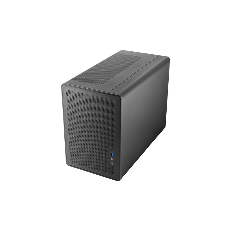 CAJA MICROATX MARS GAMING MCXPS CRISTAL TEMPLADO MESH GPU 280-360mm 1x3.5 2x2.5 NEGRO