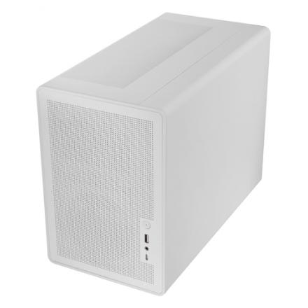 CAJA MICROATX MARS GAMING MCXPS CRISTAL TEMPLADO MESH GPU 280-360mm 1x3.5 2x2.5 BLANCO