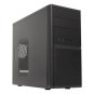 (Km0) CAJA MICRO ATX UNYKA MATX DARK SHADOW CAJA NEGRA CON 2 BAHÍAS DE 5.1/4 CON F.A 300W 85% EE CAS