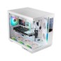 CAJA ATX CUBE MARS GAMING MCMIRAGE BLANCO CRISTAL CONTINUO LCD GPU 400mm 1x3.5 2x2.5