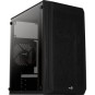 (Km0) CAJA MICROATX GAMING AEROCOOL CS-107 v1 FRONTAL DISEÑO MESH LATERAL TRANSPARENTE ACRILICO CASH