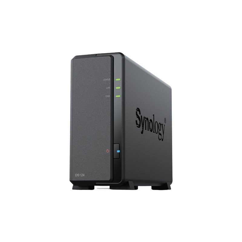 NAS SYNOLOGY DS124 1 BAHIA ETHERNET J4125 NEGRO