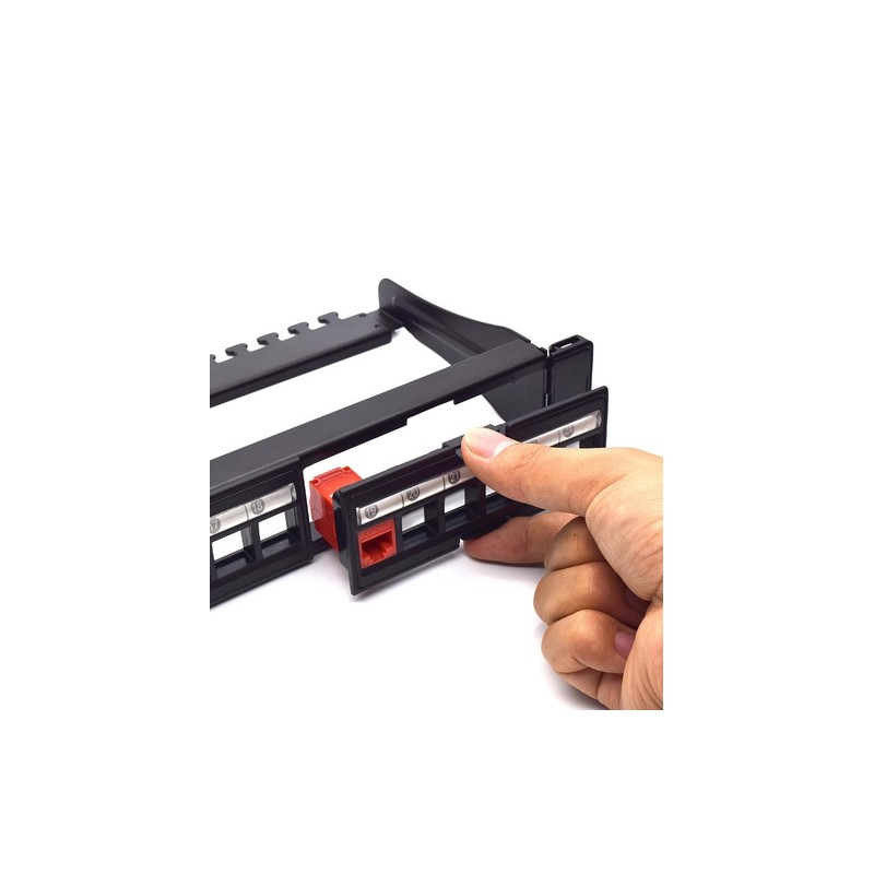 Wp patch panel 24 puertos utp cat. 5e/6/6e