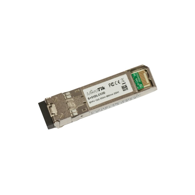 Mikrotik s+85dlc03d modulo sfp+ multi modo 300m