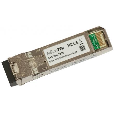 Mikrotik s+85dlc03d modulo sfp+ multi modo 300m