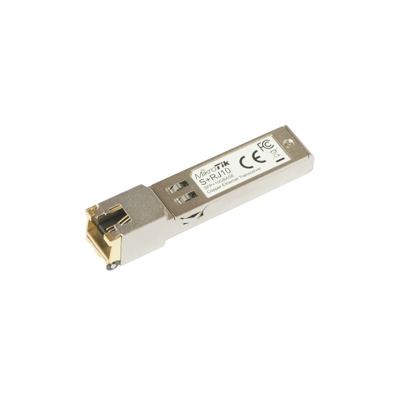 Mikrotik s+rj10 modulo sfp+ 10gb 200m
