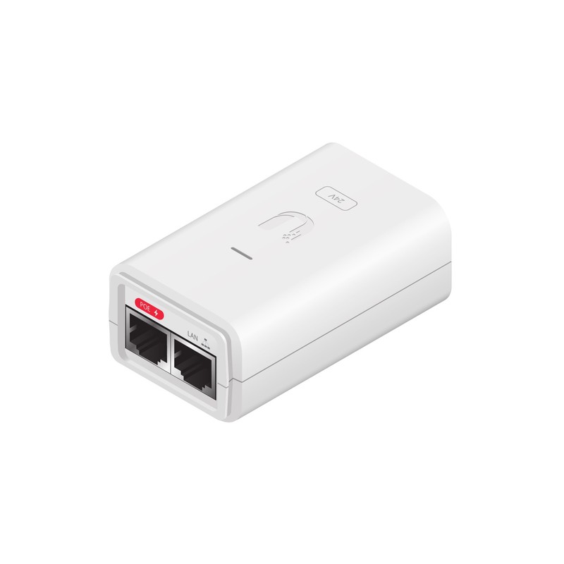Ubiquiti inyector poe-24-7w-g-wh 24v 0,3a gb