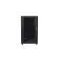 ARMARIO RACK LANBERG 22U 600X600 FLAT PACK PUERTA CRISTAL NEGRO