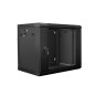 ARMARIO LANBERG 9U 600X450X512 AUTO ENSAMBLADO RACK 19 HASTA 60 KG NEGRO