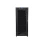 ARMARIO LANBERG RACK 19" 27U 600X800 FLAT PACK NEGRO PUERTA CRISTAL CON LCD