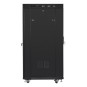 ARMARIO LANBERG RACK 19" 27U 600X800 FLAT PACK PUERTA MESH NEGRO CON LCD