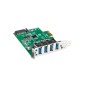 TARJETA PCI EXPRESS LANBERG X1 A 4X USB-A 3,1 GEN1 LOW PROFILE