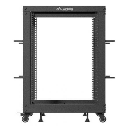 ARMARIO LANBERG ABIERTO RACK 19" 15U 600X600 AJUSTABLE HASTA 1100 NEGRO