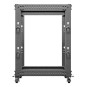 ARMARIO LANBERG ABIERTO RACK 19" 15U 600X600 AJUSTABLE HASTA 1100 NEGRO