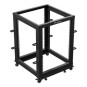 ARMARIO LANBERG ABIERTO RACK 19" 15U 600X600 AJUSTABLE HASTA 1100 NEGRO