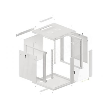 ARMARIO LANBERG MURAL RACK 10" 12U 600X600 FLAT PACK GRIS