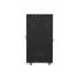 ARMARIO LANBERG RACK 19" 22U 800X800 FLAT PACK NEGRO PUERTA CRISTAL CON LCD