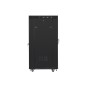 ARMARIO LANBERG RACK 19" 22U 800X800 FLAT PACK NEGRO PUERTA CRISTAL CON LCD