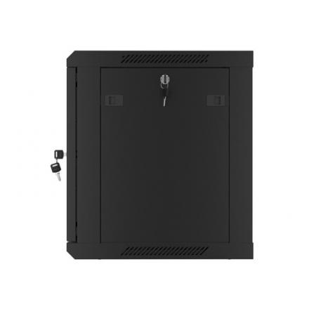 ARMARIO LANBERG MURAL RACK 19" 9U/600X450 FLAT PACK AUTOENSAM NEGRO PTA METALICA