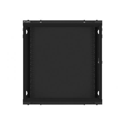 ARMARIO LANBERG MURAL RACK 19" 12U/600X450 FLAT PACK AUTOENSA NEGRO PTA METALICA