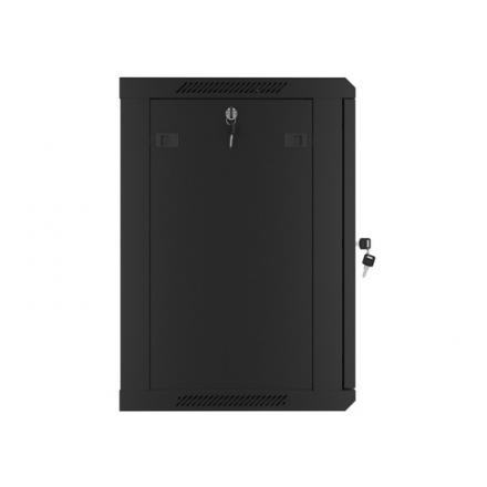 ARMARIO LANBERG MURAL RACK 19" 12U/600X450 FLAT PACK AUTOENSA NEGRO PTA METALICA