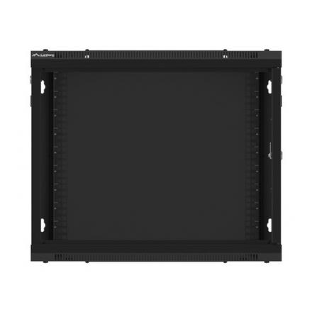 ARMARIO LANBERG MURAL RACK 19" 9U/600X600 FLAT PACK AUTOENSAM NEGRO PTA METALICA