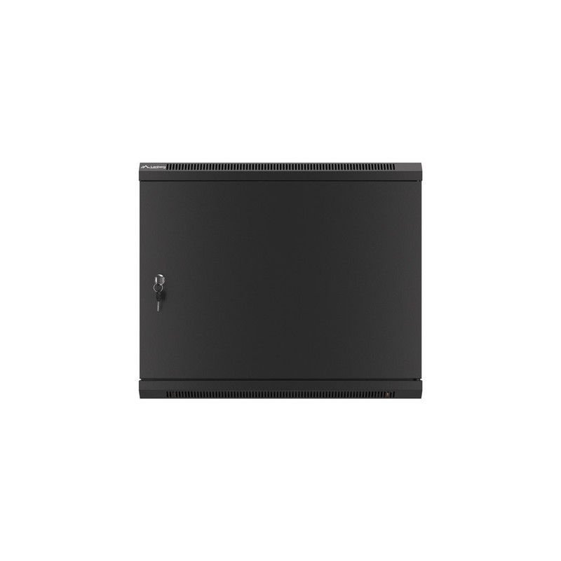 ARMARIO LANBERG MURAL RACK 19" 9U/600X600 FLAT PACK AUTOENSAM NEGRO PTA METALICA