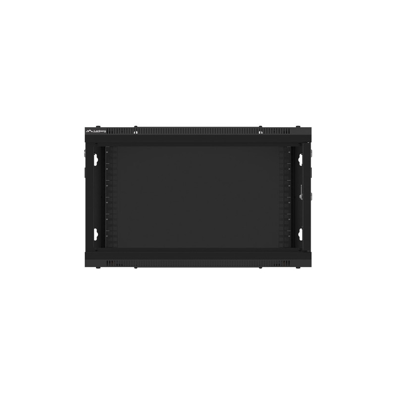 ARMARIO LANBERG MURAL RACK 19" 6U/600X600 FLAT PACK AUTOENSAM NEGRO PTA METALICA