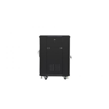 ARMARIO RACK LANBERG 15U 600X600 AUTO ENSAMBLADO 19" HASTA 800KG NEGRO