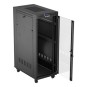 ARMARIO LANBERG RACK 19" 32U 600X1000 FLAT PACK PUERTA CRISTAS CON LCD NEGRO