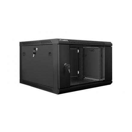 ARMARIO RACK LANBERG 6U 600X600X368 AUTO ENSAMBLADO 19" HASTA 60 KG NEGRO