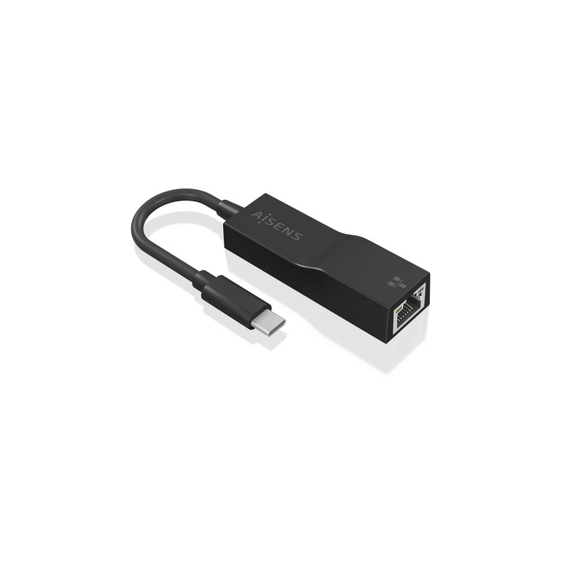 CONVERSOR AISENS USB3.1 GEN1 USB-C A ETHERNET GIGABIT NEGRO 11CM