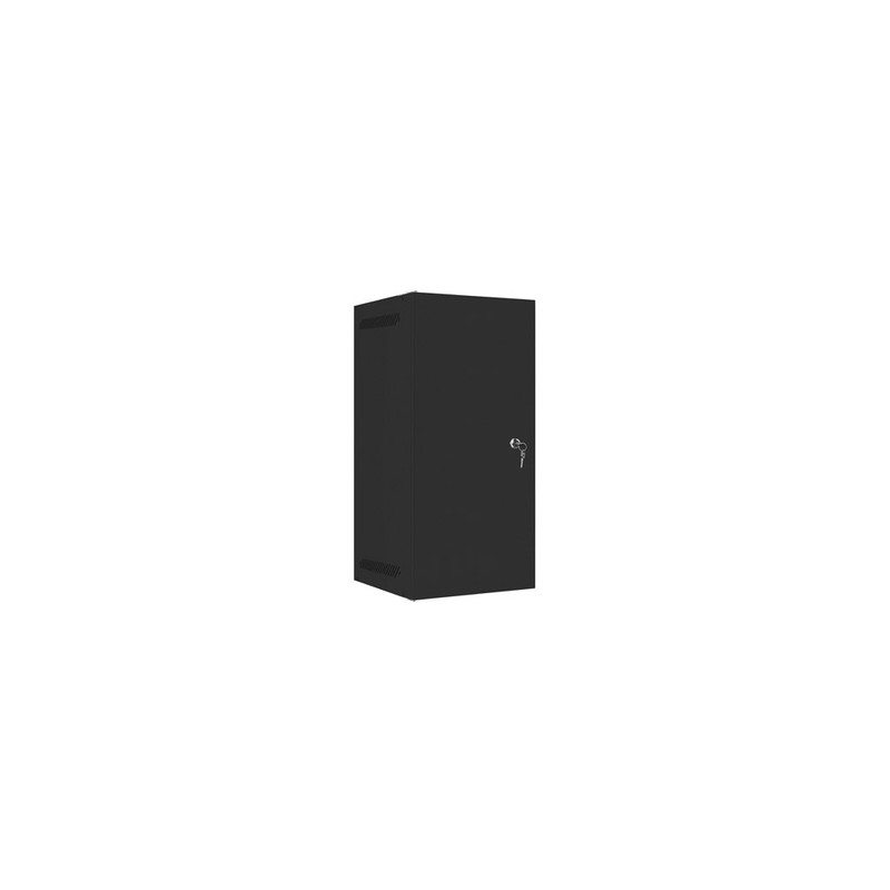 ARMARIO LANBERG MURAL RACK 10" 12U/280X310 FLAT PACK NEGRO PUERTA METAL