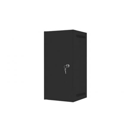 ARMARIO LANBERG MURAL RACK 10" 12U/280X310 FLAT PACK NEGRO PUERTA METAL