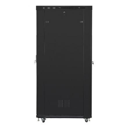 ARMARIO LANBERG RACK 19" 42U 600X1200 FLAT PACK NEGRO PUERTA CRISTAL CON LCD